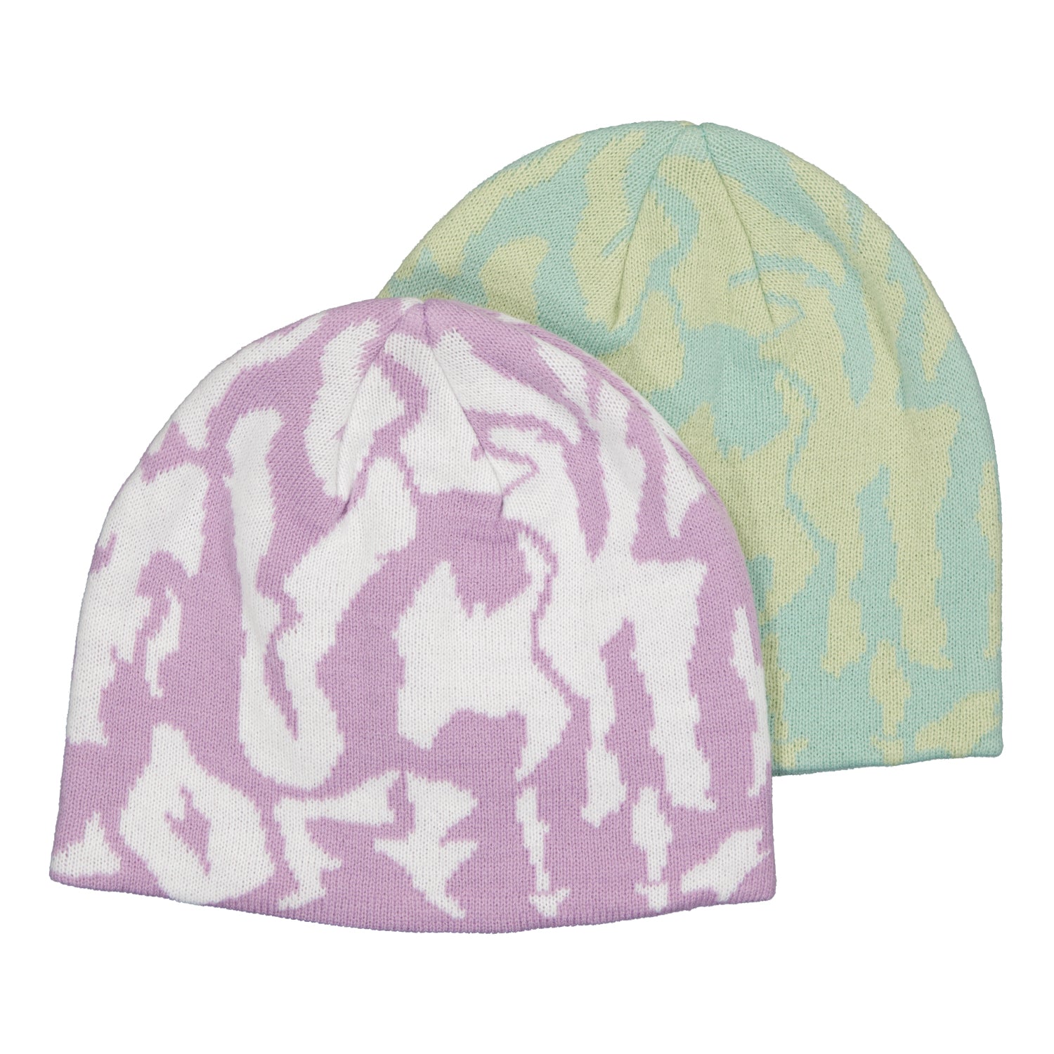 bonnet violet - lilah - rose - mauve - imprimé - camo - camouflage - bonnet court - y2K - skate - streetwear - lifestyle - 2024 - beanie - purple -