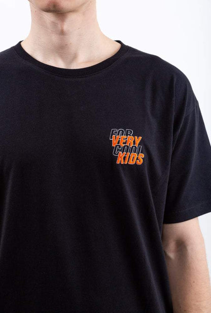 Club Tee Black Orange Halloween forverycoolkids ados
