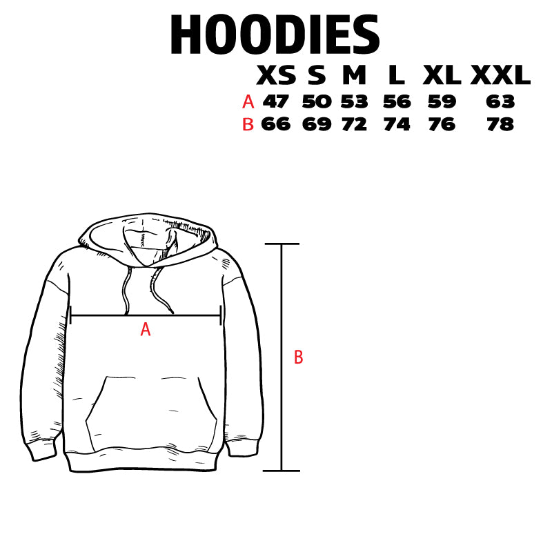 hoodie size chart forverycoolkids