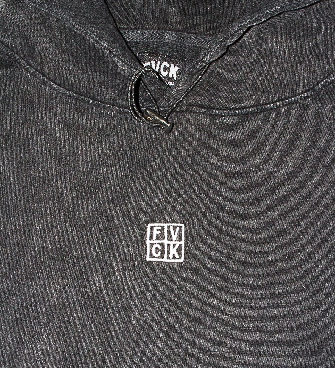Hoodie noir - black - dye - streetwear - fvck - forverycoolkids - citadium - délavé - vintage - cool - hype
