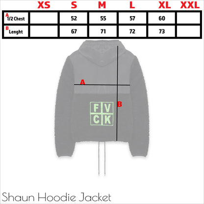 sherpa jacket - vest sherpa - size chart