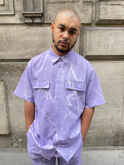 lilac purple - shirt - forverycoolkids - for very cool kids - chemise - streetwear - éclairs - thunder - cool - citadium - teaser - spring summer - été