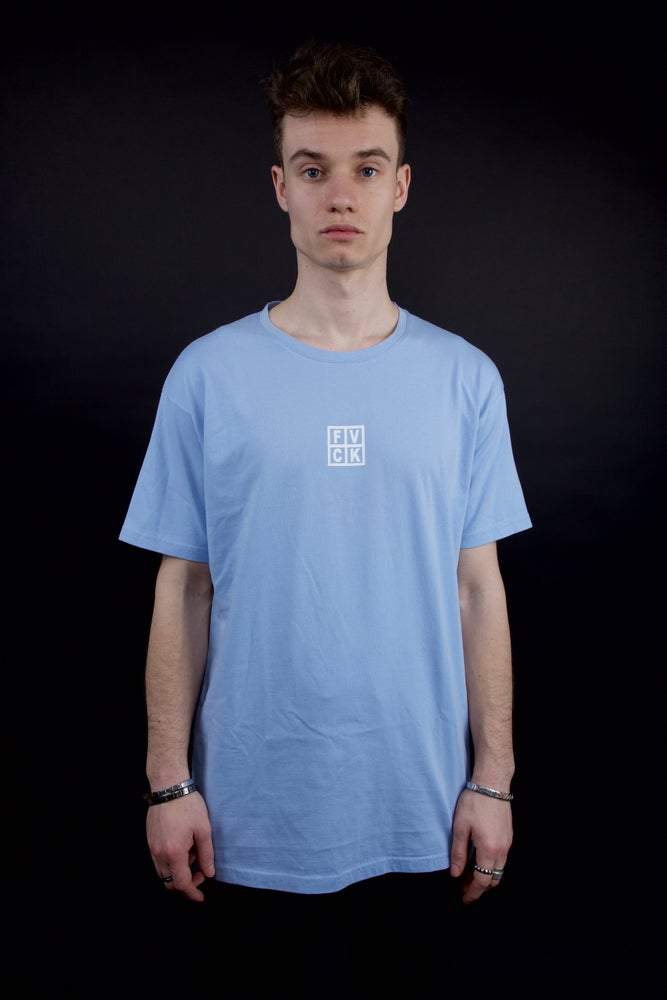 Logo Tee Motto FVCK - ForVeryCoolKids - bleu ciel - blue - été t-shirt streetwear lifestyle citadium