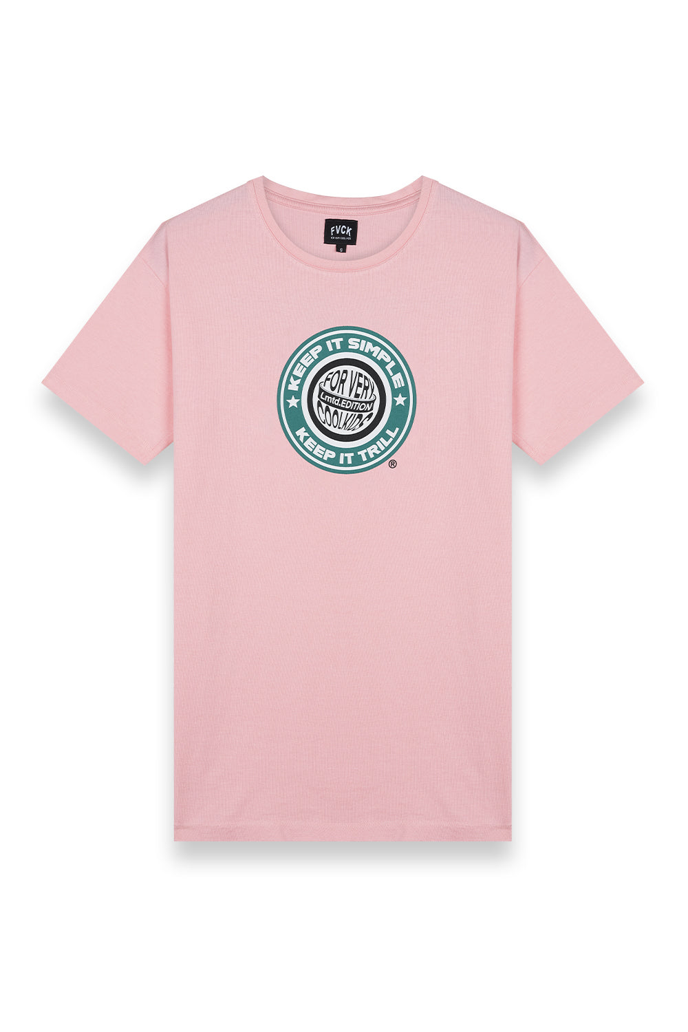 tshirt rose - t-shirt - shirt - tee - pink - baby pink - rose bonbon - streetwear - trill - keep it simple - street - paris - fvck - forverycoolkids - skate -tshirts rap - cool - for very cool kids - tealer - wasted paris - weiz - citadium