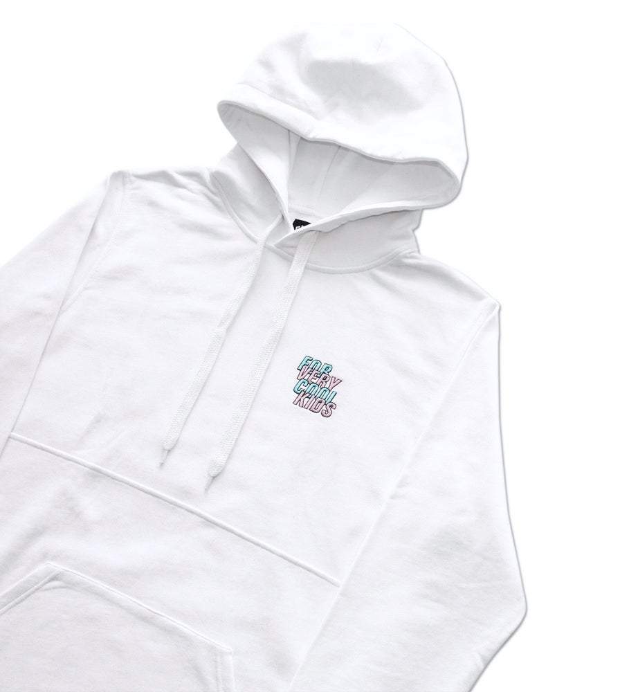 Club hoodie forverycoolkids BLANC white fvck sweat