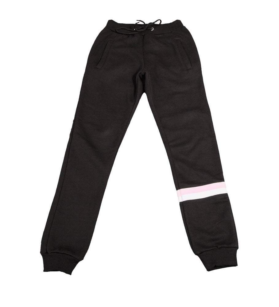 STRIPE SWEATPANT BLK - ForVeryCoolKids