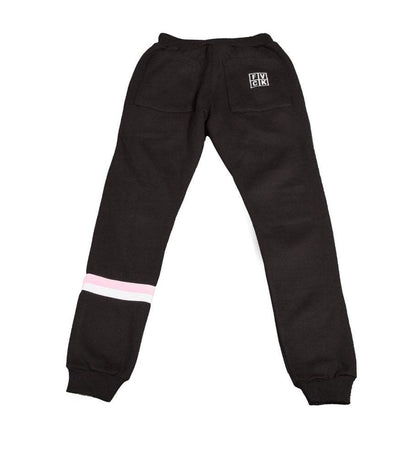 STRIPE SWEATPANT BLK - ForVeryCoolKids