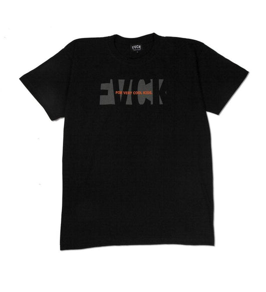 Subtle Tee Black Orange skate skate shop streetwear lifestyle noir été