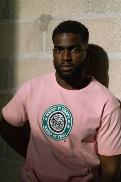 tshirt rose - t-shirt - shirt - tee - pink - baby pink - rose bonbon - streetwear - trill - keep it simple - street - paris - fvck - forverycoolkids - skate -tshirts rap - cool - for very cool kids - tealer - wasted paris - weiz - citadium - second chapter